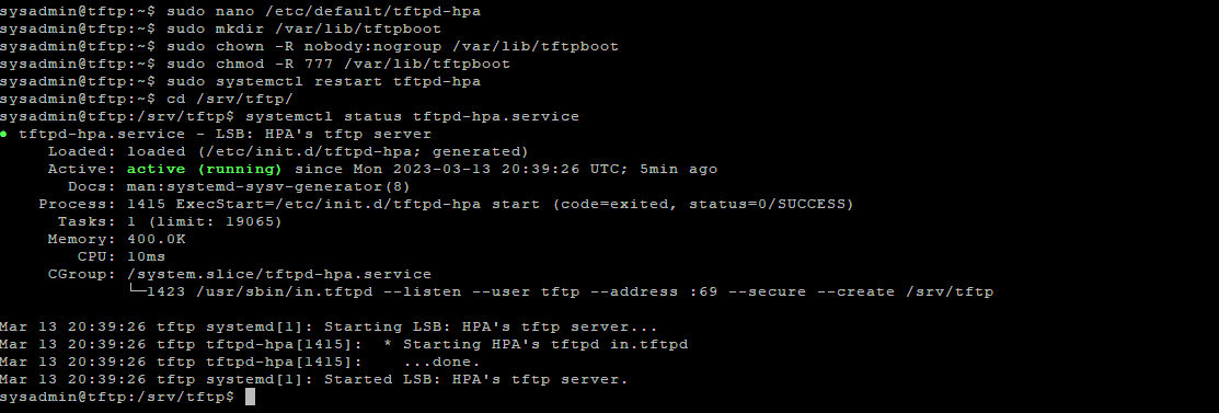 Trivial File Transfer Protocol (TFTP) 